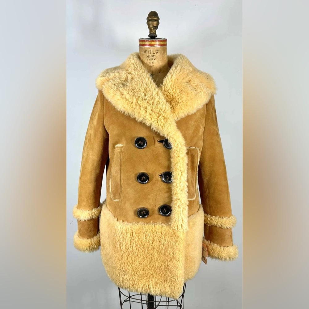 Coach Lamb Shearling Coat
